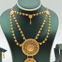 طقم ذهب كرسي جابر جامبو عيار 21 وزن 21.3 جرام