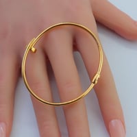 اسوارة ذهب كارتير المسمار عيار 21 وزن 4.8 جرام