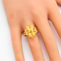 سوارة ذهب مع الخاتم عيار 21 وزن 8.98 جرام