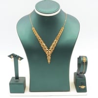 طقم ذهب غصن الزيتون عيار 21 وزن 11.68 جرام