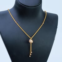 قلادة سبحة ذهب عيار 21 وزن 3.59 جرام