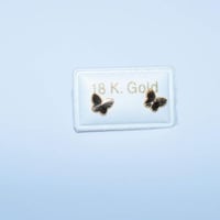 حلق طبي عيار 18 ذهب للأطفال وزن 0.3 جرام – تصميم ف...