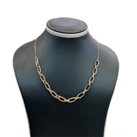 عقد ذهب الجنزير عيار 18 وزن 5.89 جرام