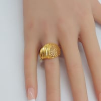 خاتم ذهب عيار 21 وزن 2.92 جرام