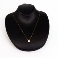 سلسال ذهب تصميم الماسي عيار 18 وزن 0.4 جرام