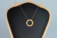 سلسال ذهب اللوف تصميم الماس عيار 21