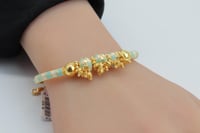 اسوارة ذهب هندي عيار 21 بتصميم عصري وزن 15.76 جرام