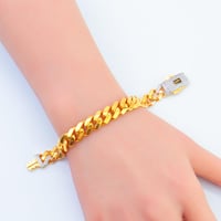 سوارة ذهب موناكو تصميم الماسي عيار 21 وزن 22.8 جرا...