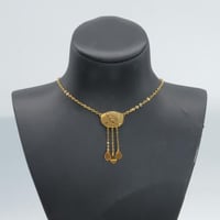 مخنق ذهب عيار 21 وزن 2.86 جرام