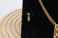 افخم طقم ذهب جنزير ناعم عيار 21 وزن 22.9 جرام