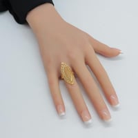 خاتم ذهب عيار 21 وزن 2.6 جرام