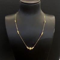 عقد الببلز عيار 21 وزن 1.2 جرام