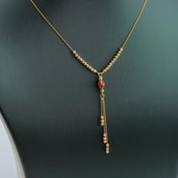 عقد ذهب بتصميم كور الليزر عيار 21 وزن 4.4 جرام