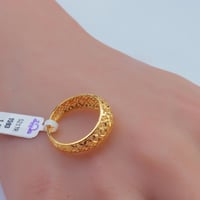 خاتم ذهب عيار 21 وزن 1.45 جرام