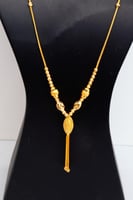 سلسال سبحة ذهب عيار 21 تصميم كرات الدوريكاء وزن 10...