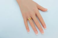 خاتم ذهب الفان كليف عيار 21