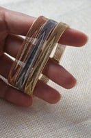 كلكشن اساور اوميقاء مطاطي ذهب عيار 18 ملونة وزن 8....