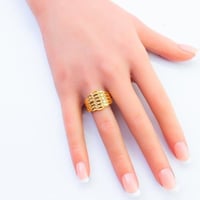 خاتم ذهب غصن الزيتون عيار 21