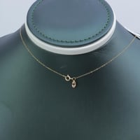 سلسال ذهب عيار 18 باسكال الألماسي وزن 1.1 جرام