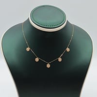 تشوكر ذهب عيار 18 تصميم الماسي وزن 1.4 جرام