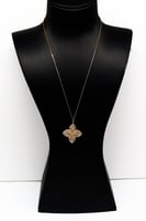 سلسال ذهب روبيرتو كوين مصمم للبس جهتين عيار 18لوزن...