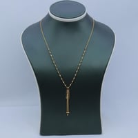 سلسال ذهب عيار 21 اللمسة المتدلية وزن 4.6 جرام