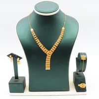 طقم ذهب الرولكس عيار 21 وزن 13.43 جرام بتصميم متدر...