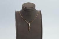 عقد ذهب البوشرون عيار 21 وزن 3.28 جرام