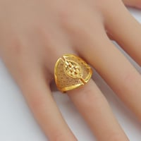 خاتم ذهب عيار 21 وزن 3.11 جرام