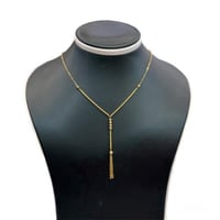 سبحة ذهب عيار 21 وزن 2.5 جرام - قلادة بتصميم مثير