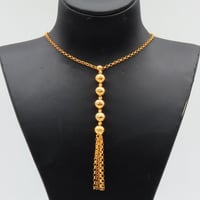 سبحة ذهب الببلز بتصميم التعليقة المتحركة عيار 21 و...