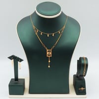 طقم ذهب ناعم عيار 21 وزن 3 جرام