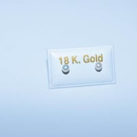 حلق طبي عيار 18 ذهب للمواليد وزن 0.3 جرام – تصميم...