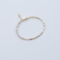 سوارة ذهب مكس الوان ذهب صافي عيار 18 وزن 3.16 جرام