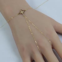 كف ذهب ناعم عيار 18 وزن 0.5 جرام