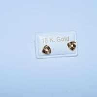 حلق طبي عيار 18 ذهب للمواليد وزن 0.3 جرام – تصميم...