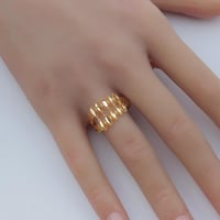 خاتم ذهب عيار 21