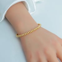 سوارة ذهب الببلز عيار 18 وزن 4.7 جرام