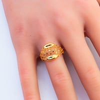 خاتم ذهب عيار 21