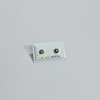 حلق ذهب طبي بناتى عيار 18 بوزن 0.3 جرام - آمن على...