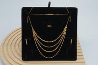 طقم ذهب اربعة دور عيار 21 وزن 12.2 جرام