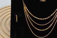 طقم ذهب اربعة دور عيار 21 وزن 12.2 جرام