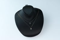 سلسال ذهب سوليتير دورين تصميم الماسي عيار 18