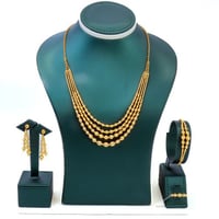 طقم ذهب كور الببلز الملكي عيار 21 وزن 34.81 جرام