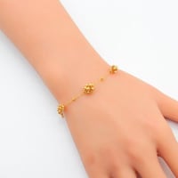 اسوارة ذهب الببلز عيار 21 وزن 2.73 جرام بتصميم كرا...