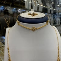 طقم ذهب وردات الفان كليف عيار 21 وزن 7 جرام