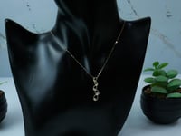 سلسال ذهب بتصميم مموج عيار 18 وزن 1 جرام