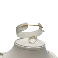 طقم ذهب عيار 21 وزن 8.8 جرام