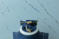 طقم مارلي ذهب بتصميم فريد باللون الأسود ذهب عيار 1...