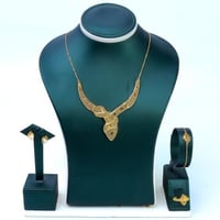 طقم شبكة ذهب عيار 21 وزن 8.23 جرام